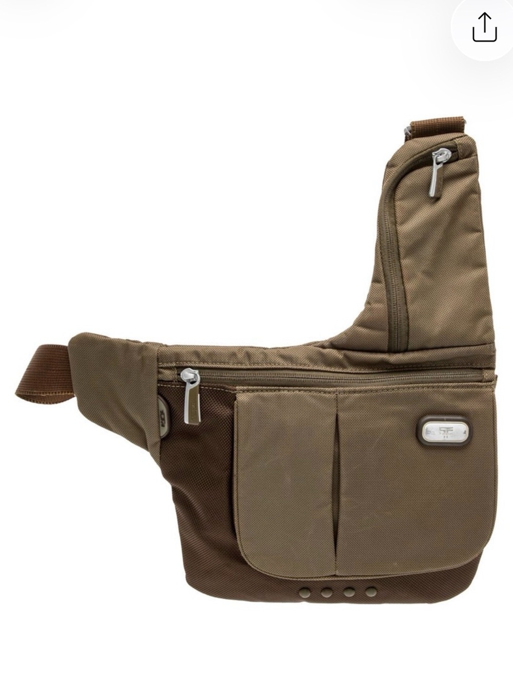 Tumi Tech Crossbody Canvas Bag